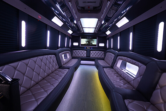 Party bus rental in Dallas