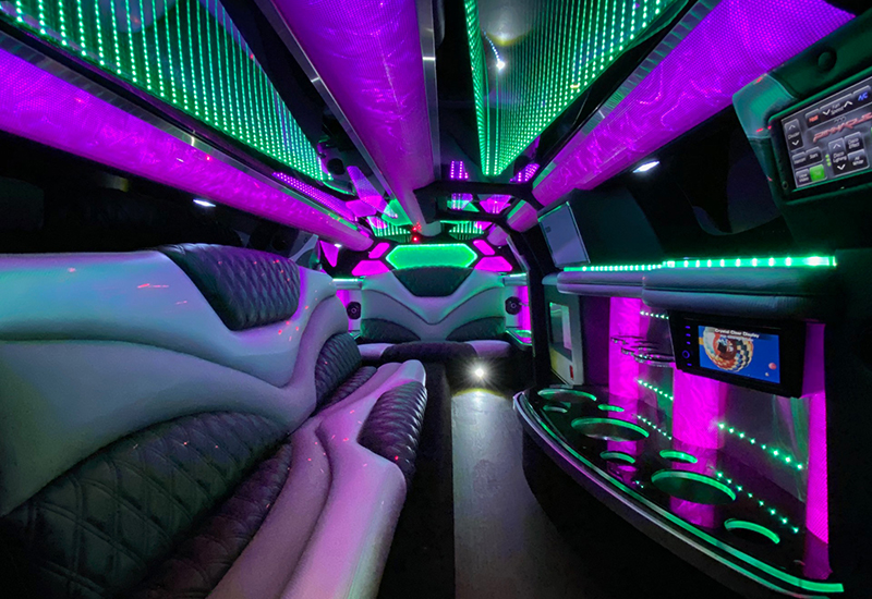 10-passenger limo rental